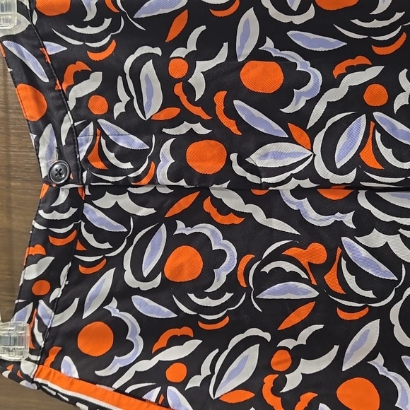 Anthropologie Breezy Straight Pant Red Motif Print Pants-Size 2 - Picture 8 of 17